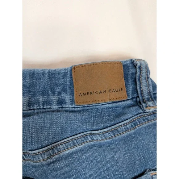 American Eagle Curvy Hi Rise Jegging Next Level Stretch Women's 8 Long - Picture 8 of 10